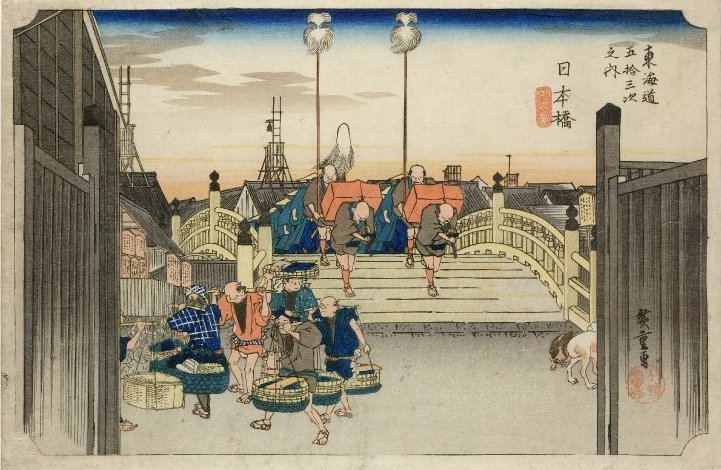 Nihonbashi, the historic starting point of Japan's trade roads